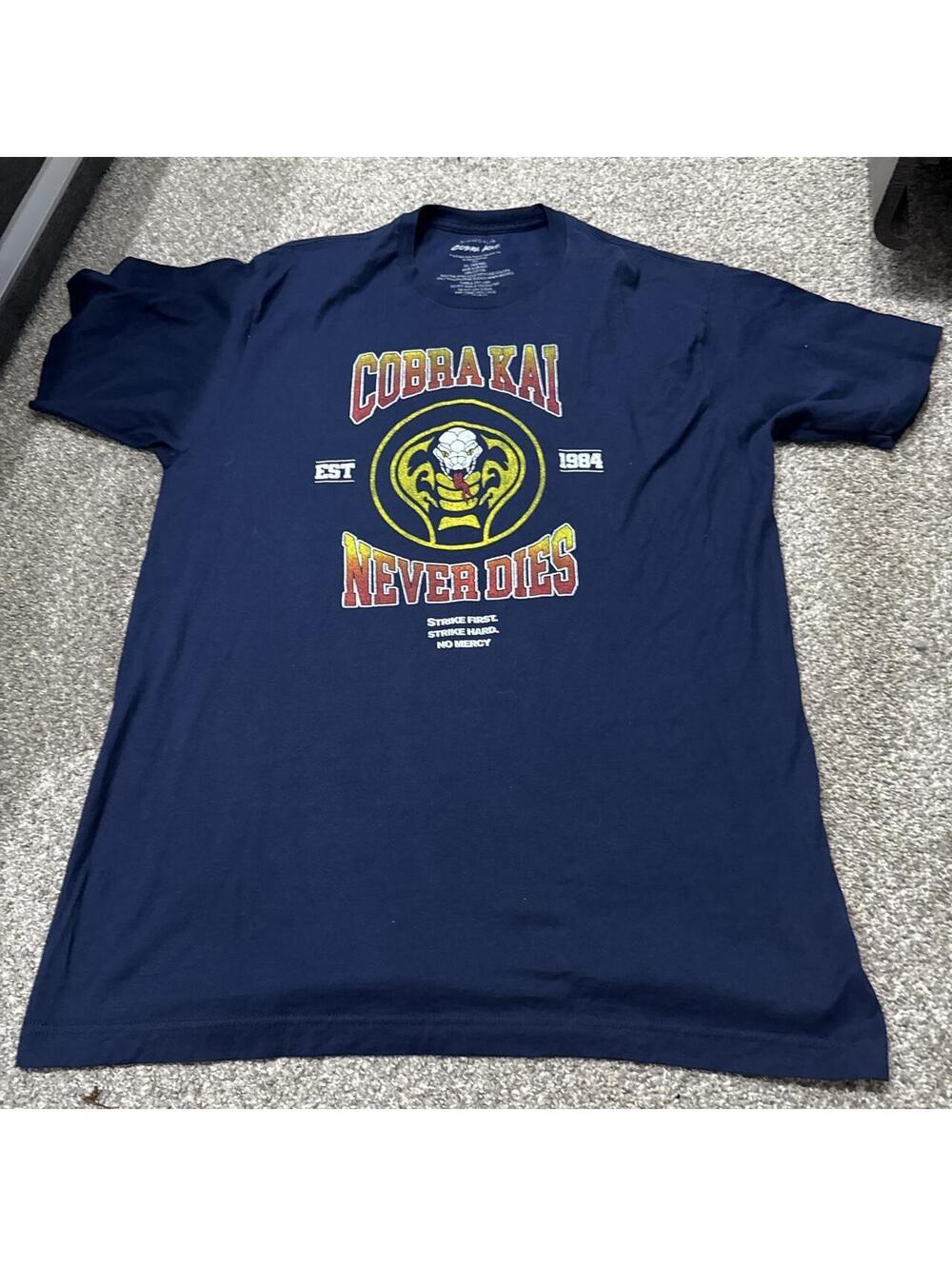 Men's Navy and Blue Tshirt